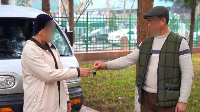 Андижонда ота фарзандига алимент ўрнига машина берди