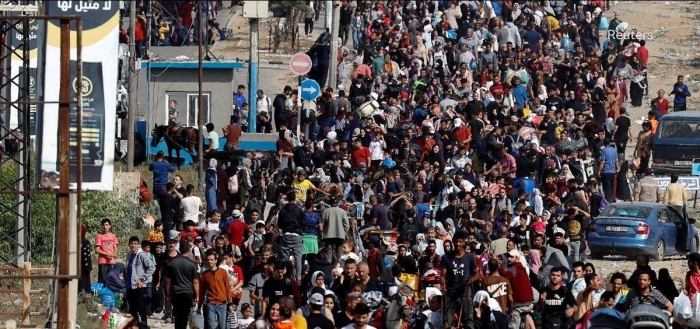 Falastinliklar G‘azo sektorining shimolini ommaviy tarzda tark etmoqda