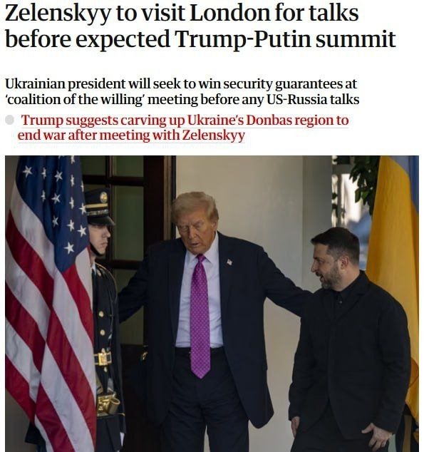  Ukraina prezidenti 21 oktyabr kuni Londonda o‘tkaziladigan “ko‘ngillilar koalisiyasi” uchrashuvida qatnashadi — The Guardian 