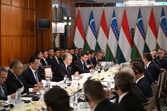 Prezident Shavkat Mirziyoyev Vengriyaning yirik kompaniyalari rahbarlari bilan uchrashdi