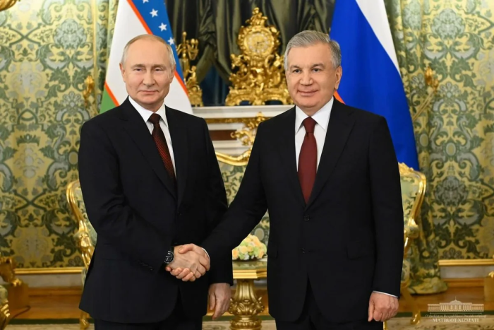 Shavkat Mirziyoyev Putin bilan O‘zbekiston va Rossiya o‘rtasidagi munosabatlarni muhokama qildi