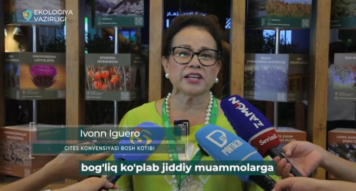 CITES Bosh kotibi “Eco Expo Central Asia 2025” ko‘rgazmasi nima uchun ahamiyatli ekanligini aytdi