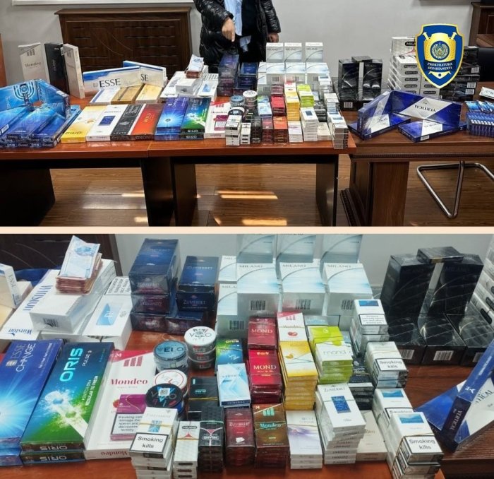 Тошкент шаҳрида акциз маркасиз тамаки маҳсулотларининг савдоси фош этилди