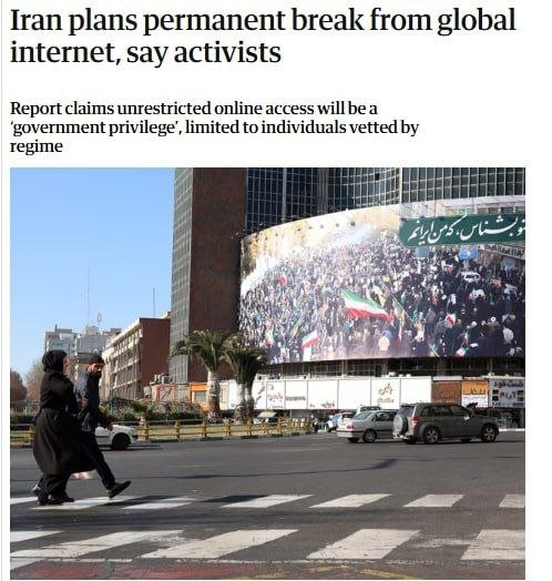 Эрон ўз аҳолисининг аксарияти учун интернетни бутунлай ўчириб қўйишга ҳозирланмоқда — The Guardian