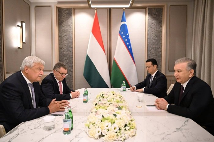 Shavkat Mirziyoyev “OTP Bank” rahbari bilan uchrashdi