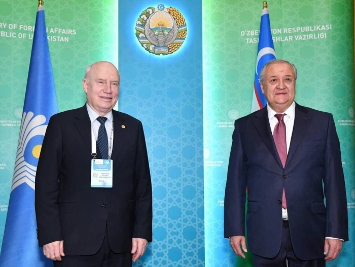 Абдулазиз Камилов МДҲ Ижроия қўмитаси раиси – Ижрочи котиби  билан учрашув ўтказди