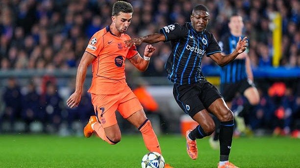 Chempionlar ligasi. «Barselona» gollar shousiga aylanib ketgan o‘yinda «Bryugge»ni mag‘lub eta olmadi (VIDEO)