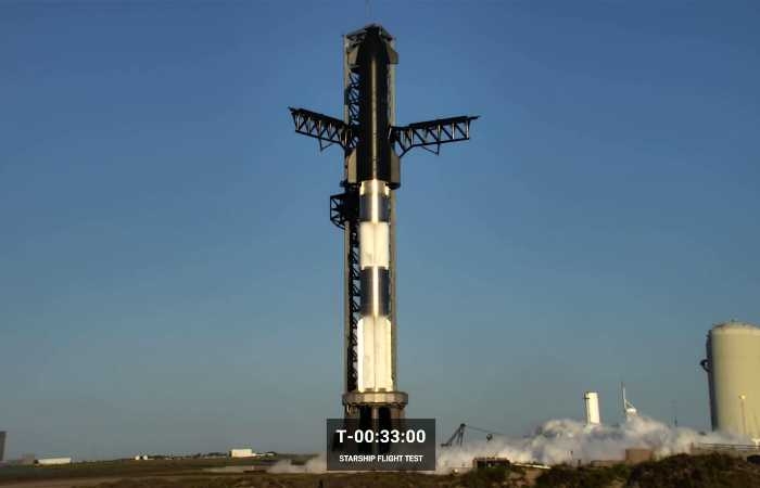 SpaceX'нинг Starahip кемаси илк бор Ер орбитасига чиқишга муваффақ бўлди