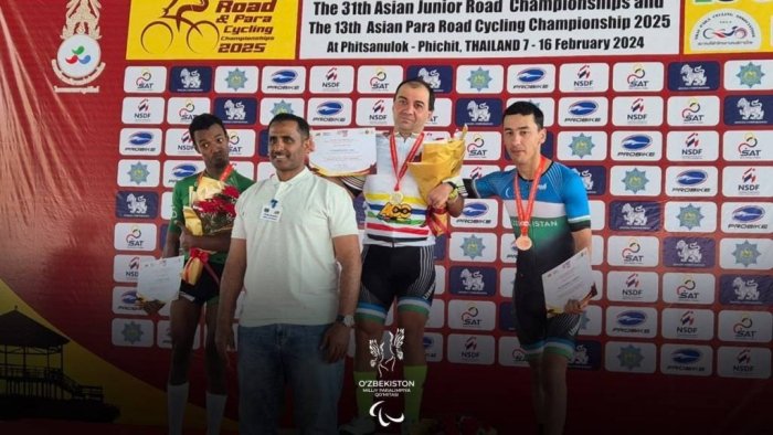 Ўзбекистон пара велоспортчилари шоссе йўналиши бўйича Осиё чемпионатида тенгсиз бўлди