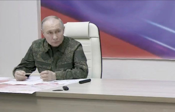 Putin Kursk viloyatiga tashrif buyurdi