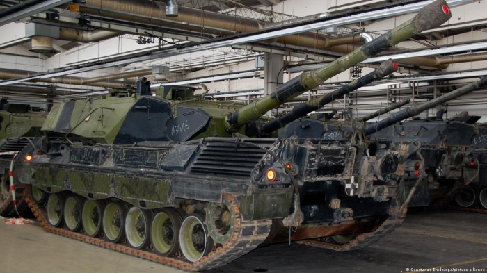Германиянинг Rheinmetall компанияси Украинага жами 139 та Leopard танкини етказиб бериши мумкин