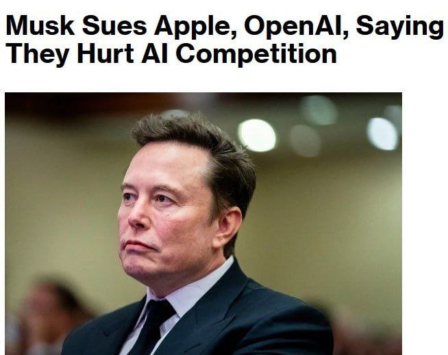Ilon Mask Apple va ChatGPT asoschilarini sudga berdi