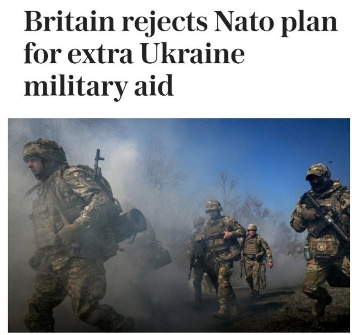НАТОдаги бир қатор давлатлар Украина армиясига қўшимча маблағ ажратишдан бош тортди