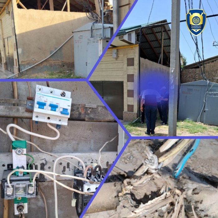 Toshkent viloyatida elektr energiyasidan noqonuniy foydalanish holatlari fosh etildi