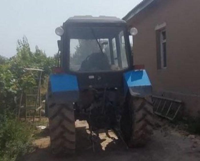 Yashirilgan traktor topildi