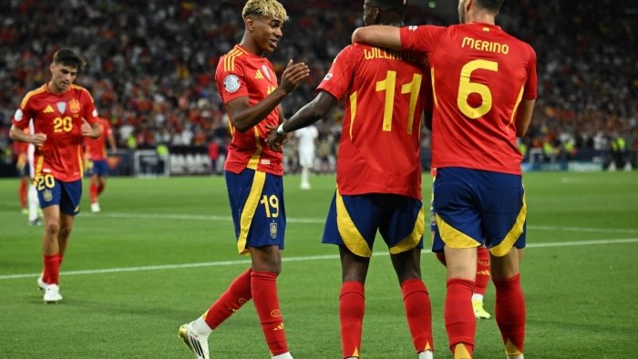 Darvozalarga 9 ta gol urilgan o‘yinda Ispaniya Fransiyani mag‘lubiyatga uchratdi
