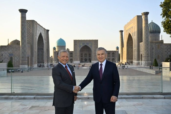 Iordaniya Podshohi Samarqandning tarixiy obidalari bilan tanishdi