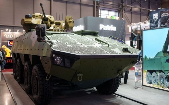 Latviya hukumati Ukrainaga 42 ta "Patria" bronetransportyorlarini topshiradi