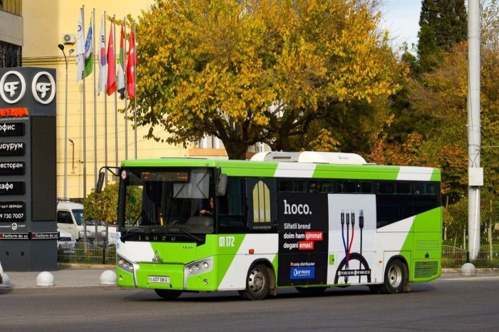 Toshkentda avtobus haydovchisining ehtiyotsizligi oqibatida 2 nafar yo‘lovchi jarohatlandi