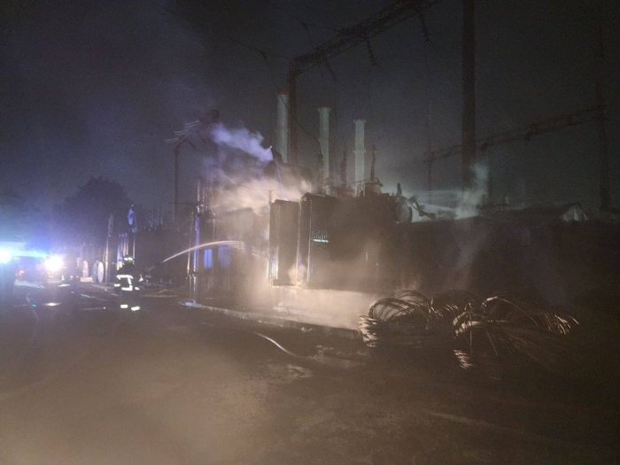 Mirzo Ulug‘bek tumanida transformator yonib ketdi