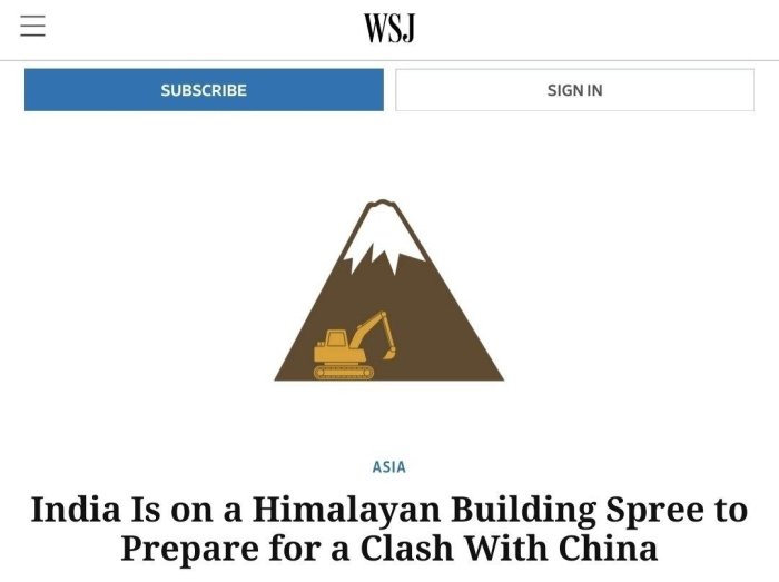 Ҳиндистон Хитой билан эҳтимолий урушга ҳозирлик кўрмоқда