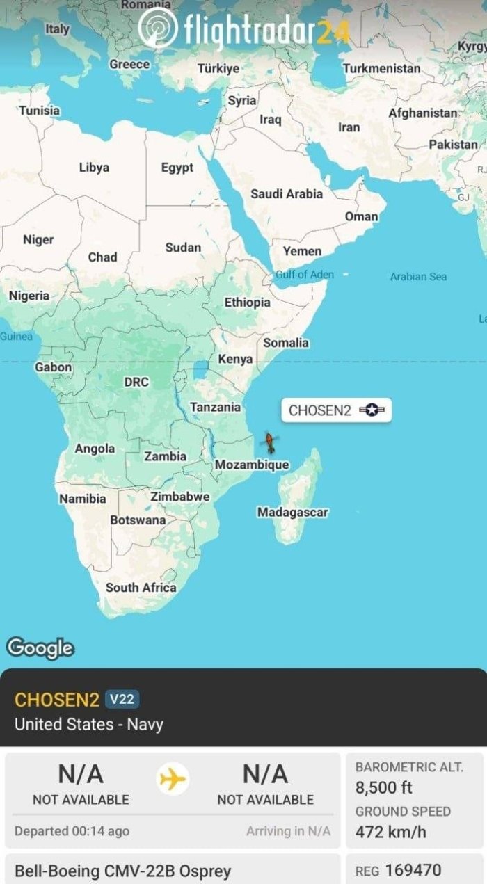 AQSh Eron yaqinida kuchli harbiy guruh shakllantirmoqda