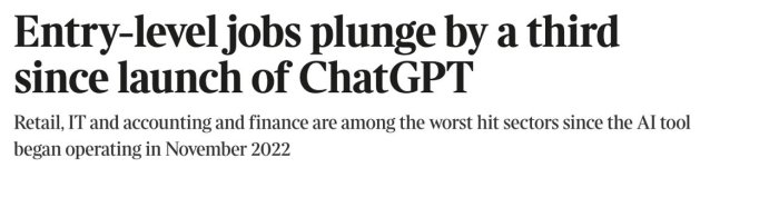 ChatGPT ишга янги кирётганлар учун иш ўринларини камайтираяпти – The Times
