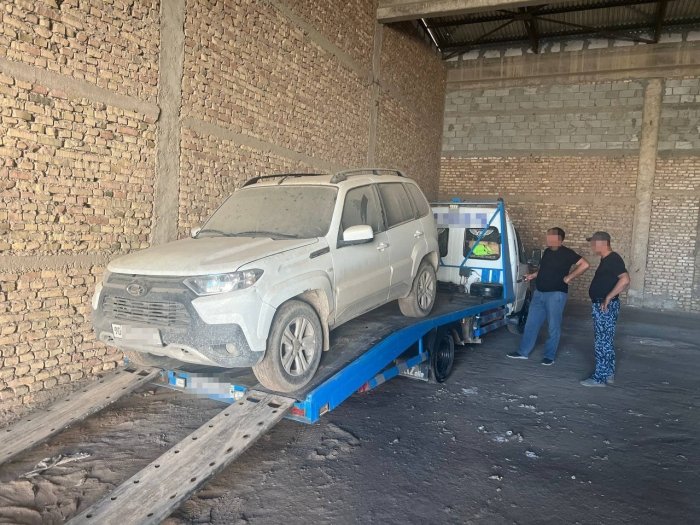 Қарздор корхонанинг қидирувдаги “Niva”си омборхонадан топилди