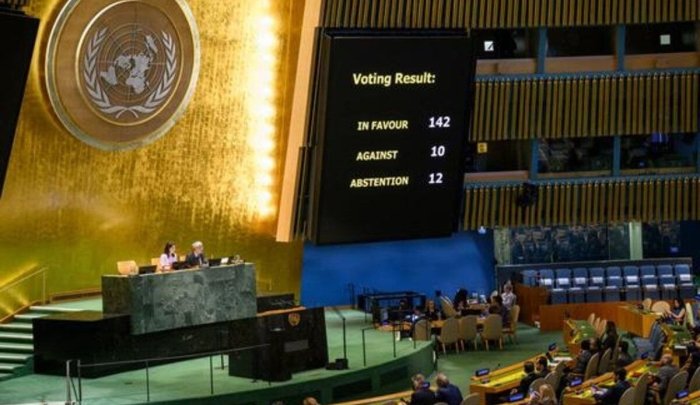 O‘zbekiston ikki davlat Isroil va Falastinni tuzish to‘g‘risidagi deklarasiyani ma’qulladi