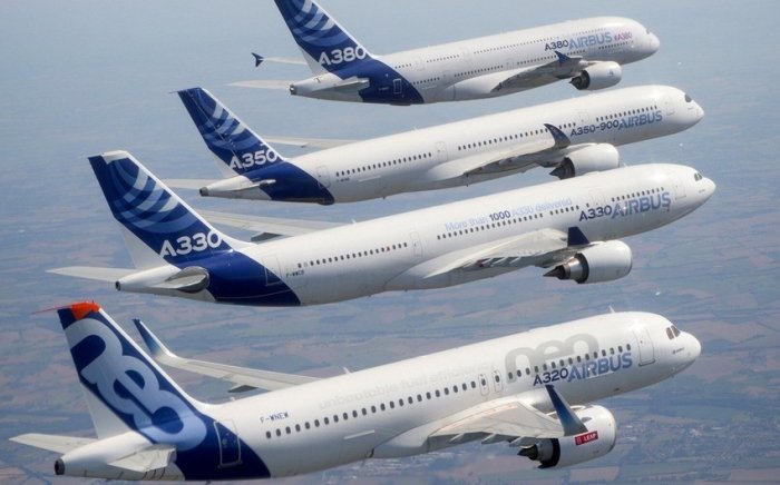 Airbus самолётларига бўлган талаб 29 бараварга камайиб кетди