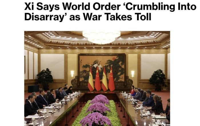 Xalqaro tartib alg‘ov-dalg‘ov bo‘lmoqda, urush ustun kelmoqda — Si Szinpin