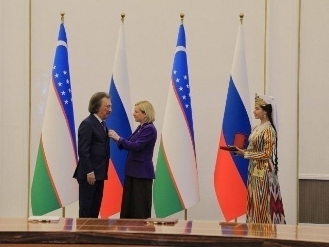 Farrux Zokirov Rossiyaning "Do‘stlik" ordeni bilan taqdirlandi