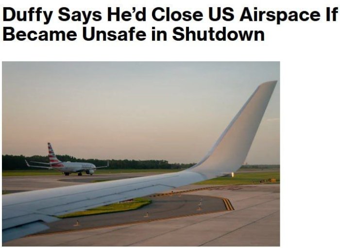 AQShda aviaqatnovlar to‘xtatilishi mumkin