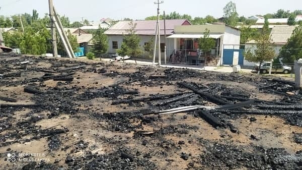 Самарқанд вилояти ҳудудида содир бўлган ёнғин юзасидан маълумот