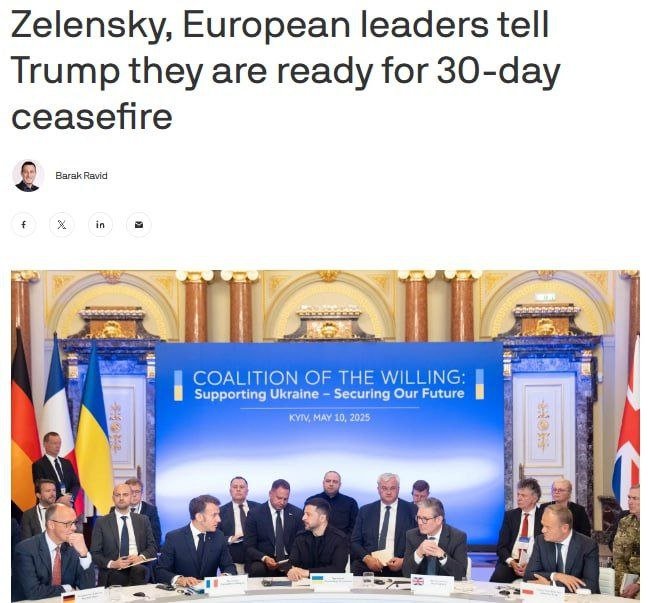 Ukraina Rossiya bilan to‘g‘ridan-to‘g‘ri muzokaralar o‘tkazishga tayyor