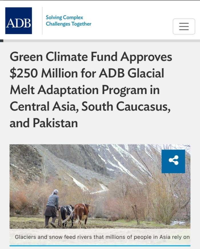 Markaziy Osiyo fermalarini qurg‘oqchilik va suv toshqinlaridan qutqarish uchun $250 mln. ajratiladi