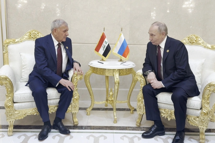 Putin Iroq prezidentini Moskvaga taklif qildi