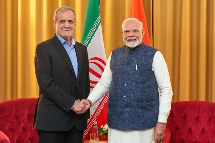 Modi Pezeshkian bilan suhbatda mintaqadagi energetika inshootlariga qilingan hujumlarni qoraladi