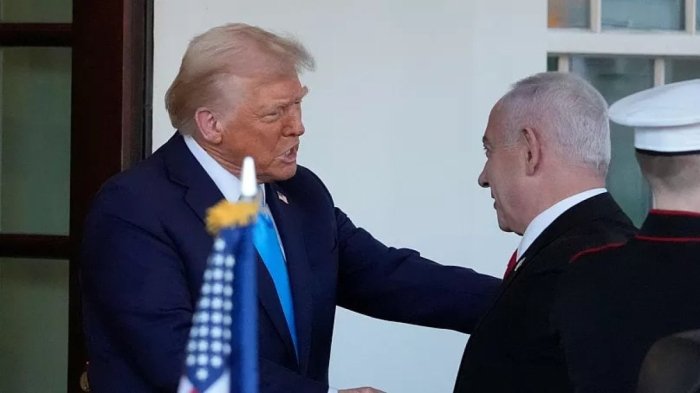 Netanyahu Trampga minnatdorchilik bildirmoqda