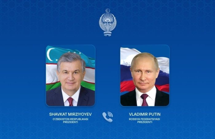 O‘zbekiston va Rossiya yetakchilari telefon orqali muloqot qildilar