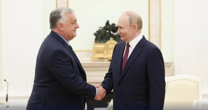 Putin va Orban telefonda nimani gaplashgani ma’lum qilindi