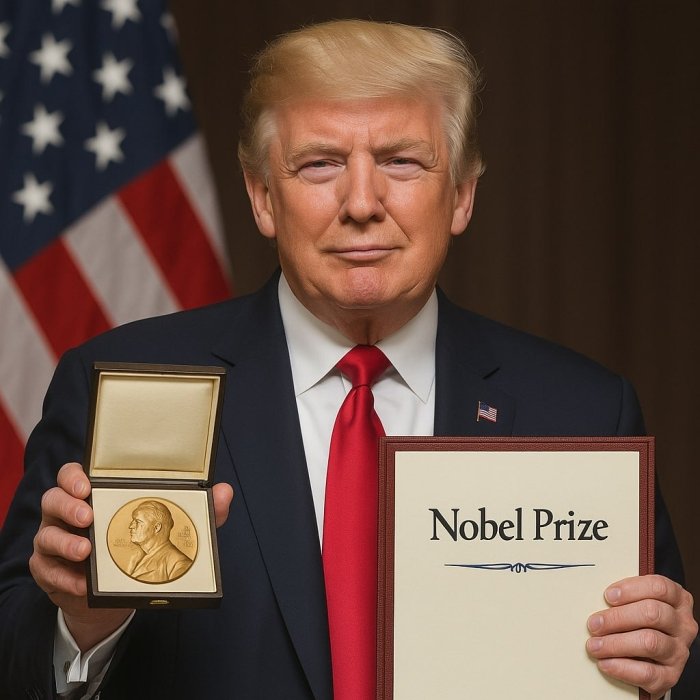 Tramp Nobel mukofotiga loyiqligini da’vo qilmoqda