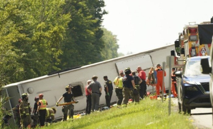Ниагара шаршараси яқинида автобус ҳалокатга учради