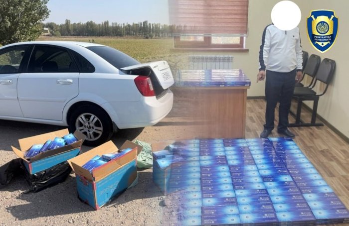 Toshkent viloyatida 2 500 quti aksiz markasiz tamaki mahsulotlari to‘xtatib qolindi
