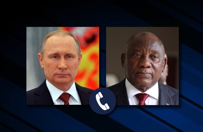 Путин ва Жанубий Африка Президенти телефон орқали мулоқот қилди