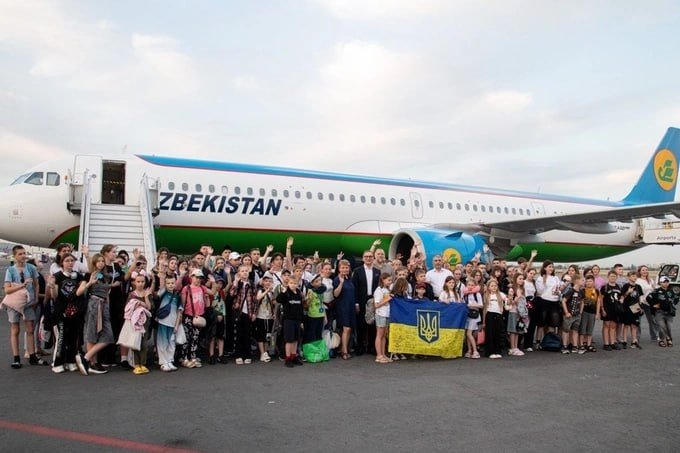 O‘zbekistonda ukrainalik bolalar uchun dam olish va reabilitasiya dasturi boshlandi