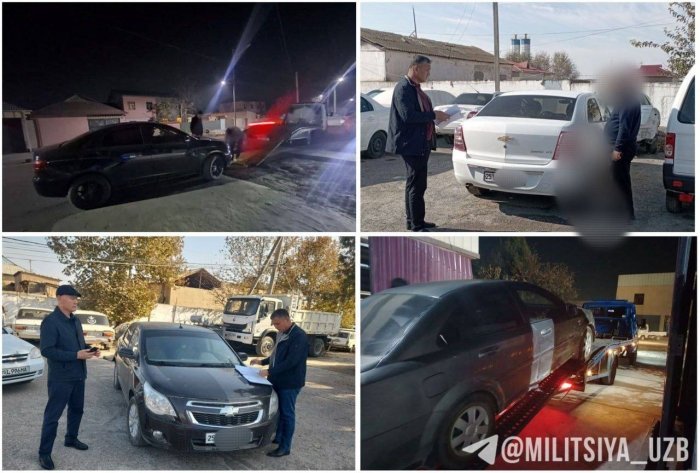 Қарздорлик изидан: 1 400 дан ортиқ автомашина жарима майдончасида