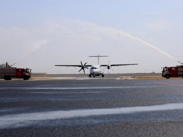 Sariosiyo aeroporti 20 yildan so‘ng faoliyatini tikladi