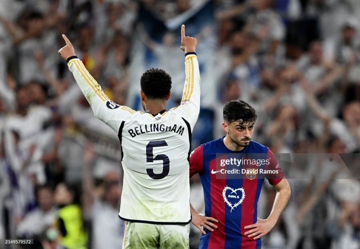 La Liga. Bellingem so‘nggi daqiqalarda gol urib "Real"ga "Barselona" ustidan g‘alaba keltirdi