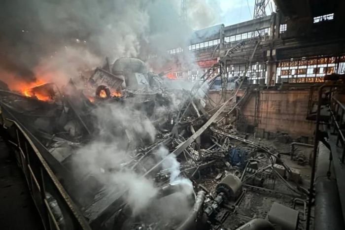 Rossiya Qurolli kuchlari Doneskdagi issiqlik elektr stansiyasiga ham hujum qildi